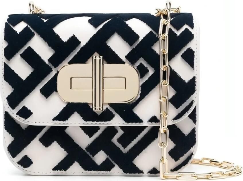 Tommy Hilfiger Schoudertas met siergarnering model 'MINI TURNLOCK CROSSOVER' - Foto 4