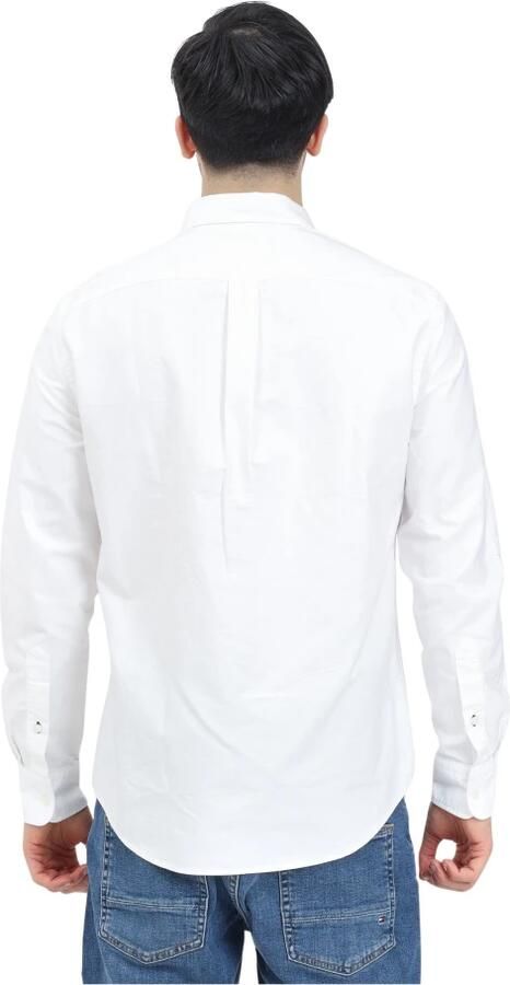 TOMMY HILFIGER Heren Overhemden Solid Heritage Oxford Rf Shirt Wit - Foto 4