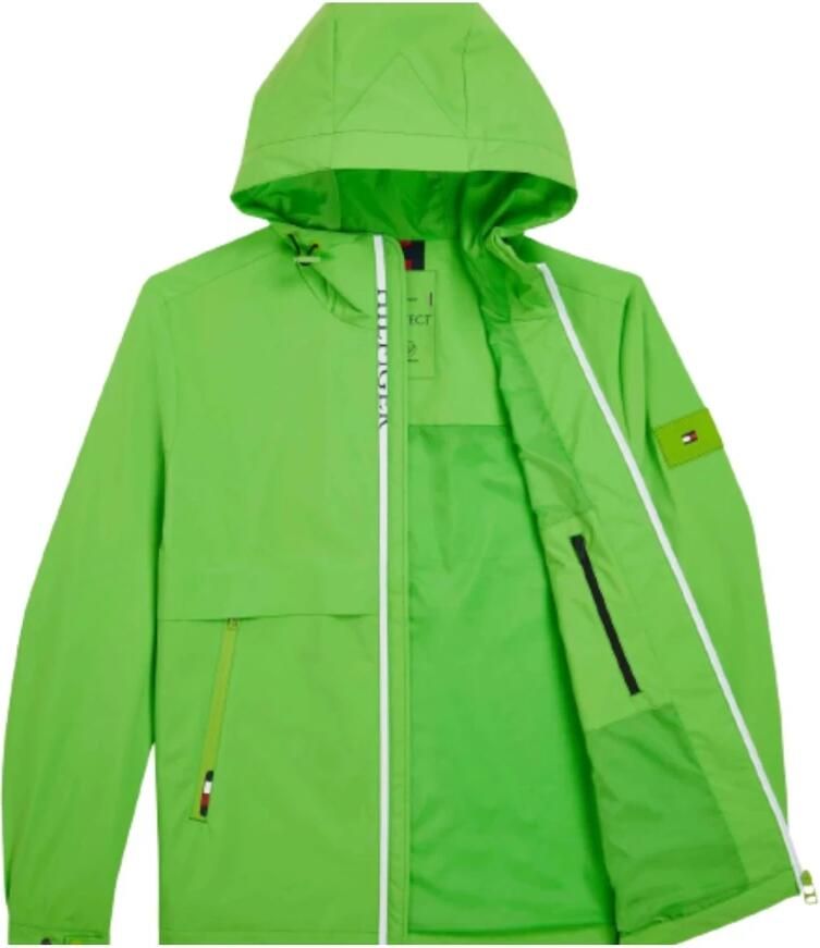 Tommy Hilfiger Zeil Hooded Jack voor Mannen Green Heren