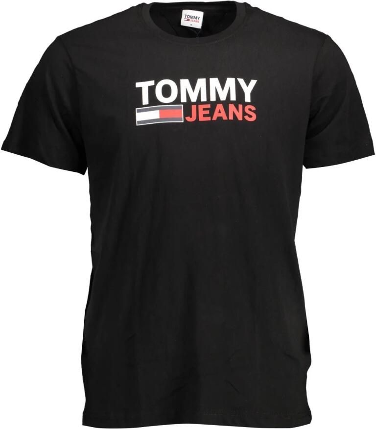 Tommy Hilfiger Men& Short Sleeve T-shirt Black Zwart Heren - Foto 2
