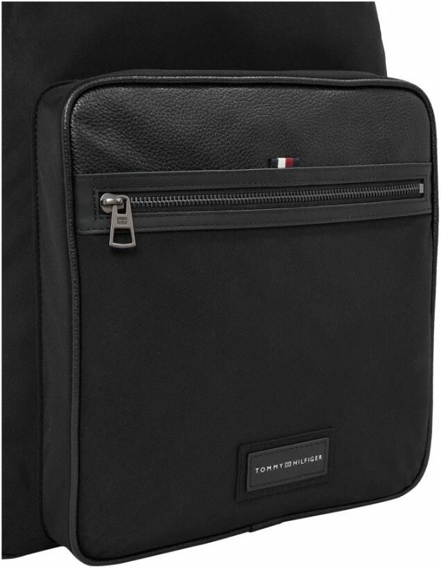Tommy Hilfiger Zwarte Casual Rugzak voor Mannen Black Heren