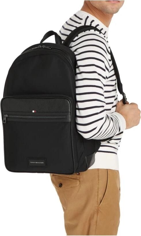 Tommy Hilfiger Zwarte Casual Rugzak voor Mannen Black Heren - Foto 4