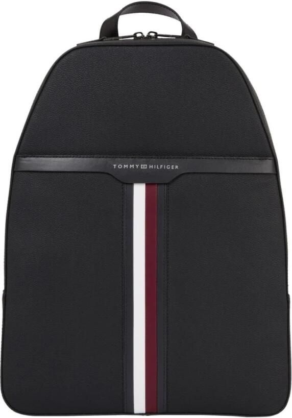 Tommy Hilfiger Zwarte Coated Canvas Rugzak Black Heren - Foto 6
