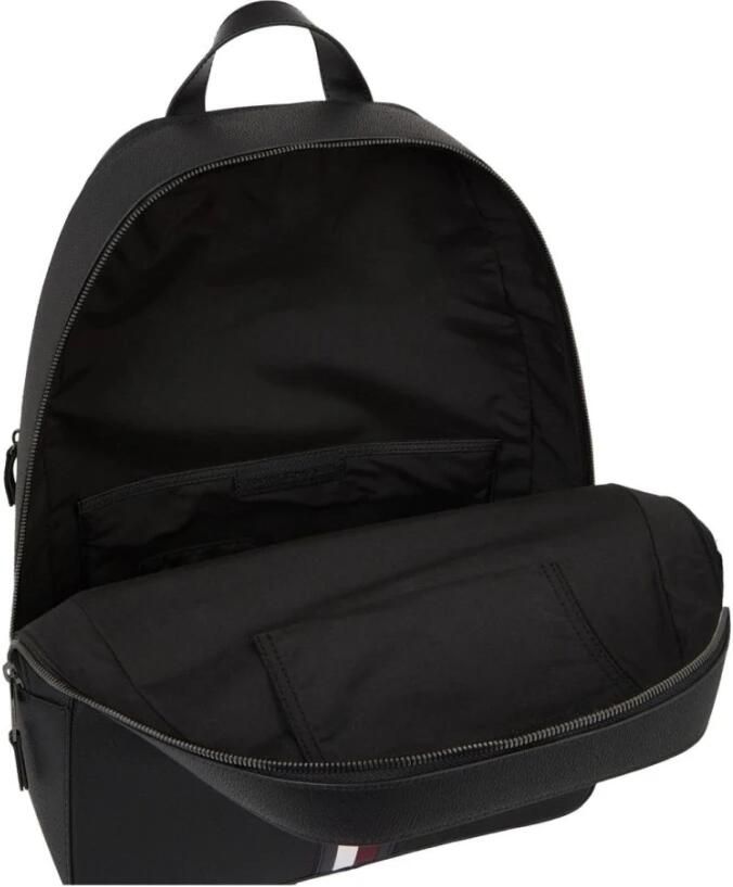 Tommy Hilfiger Zwarte Coated Canvas Rugzak Black Heren - Foto 2