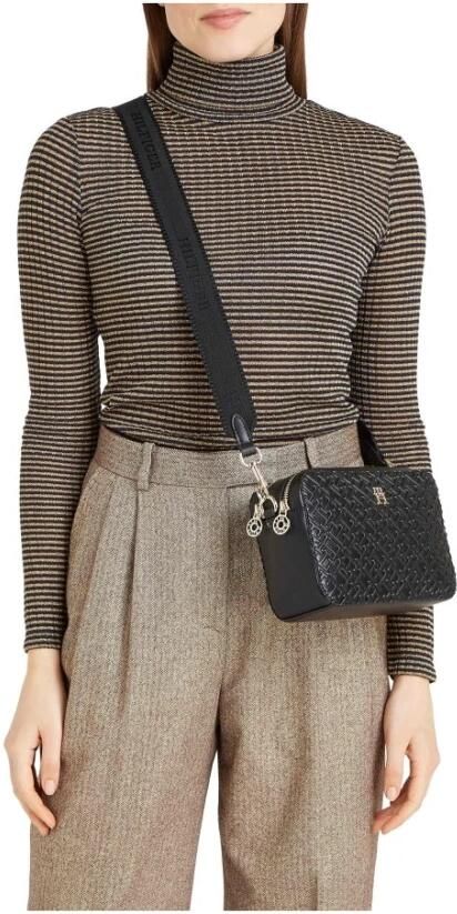 Tommy Hilfiger Handtas met labelapplicatie en schouderband - Foto 5