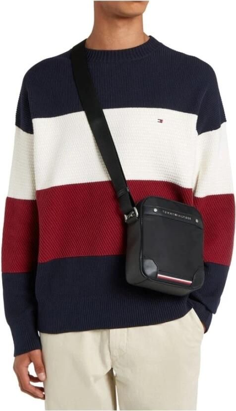 Tommy Hilfiger TH Central Repreve Mini Report Am0Am11303 Black Heren - Foto 5