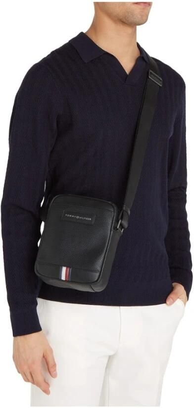 Tommy Hilfiger Mini Reporter Tas Herfst Winter Collectie Black Heren - Foto 4