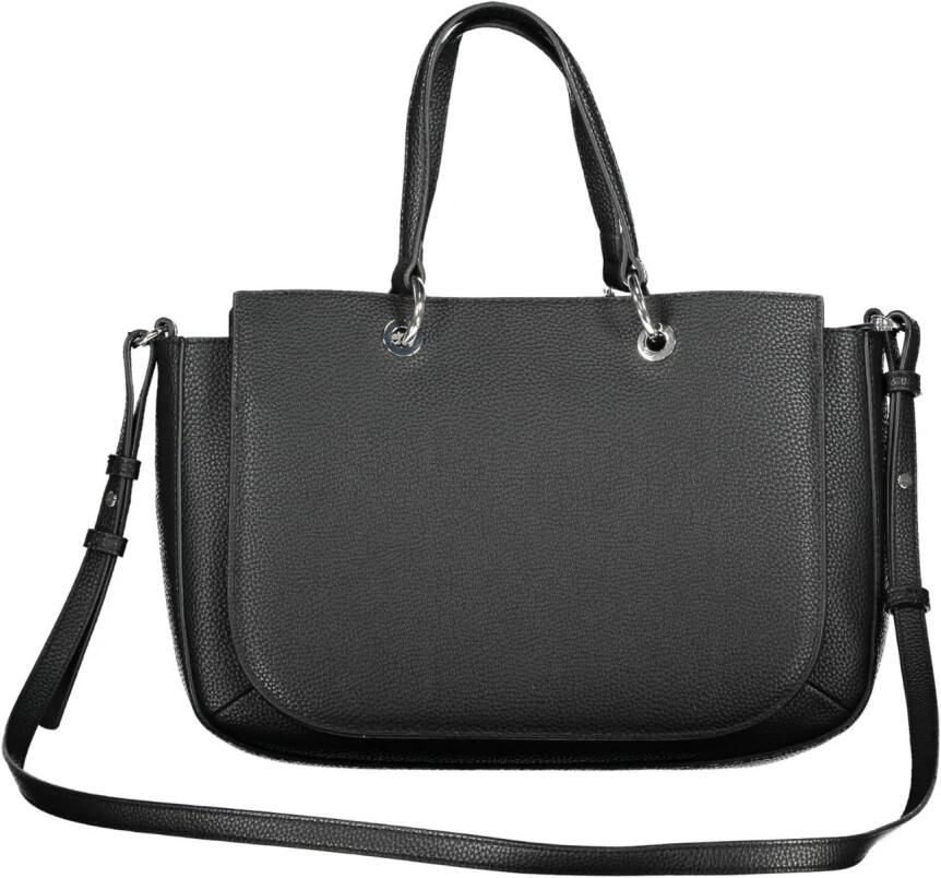 Tommy Hilfiger Zwarte dames tas met afneembare band Black Dames