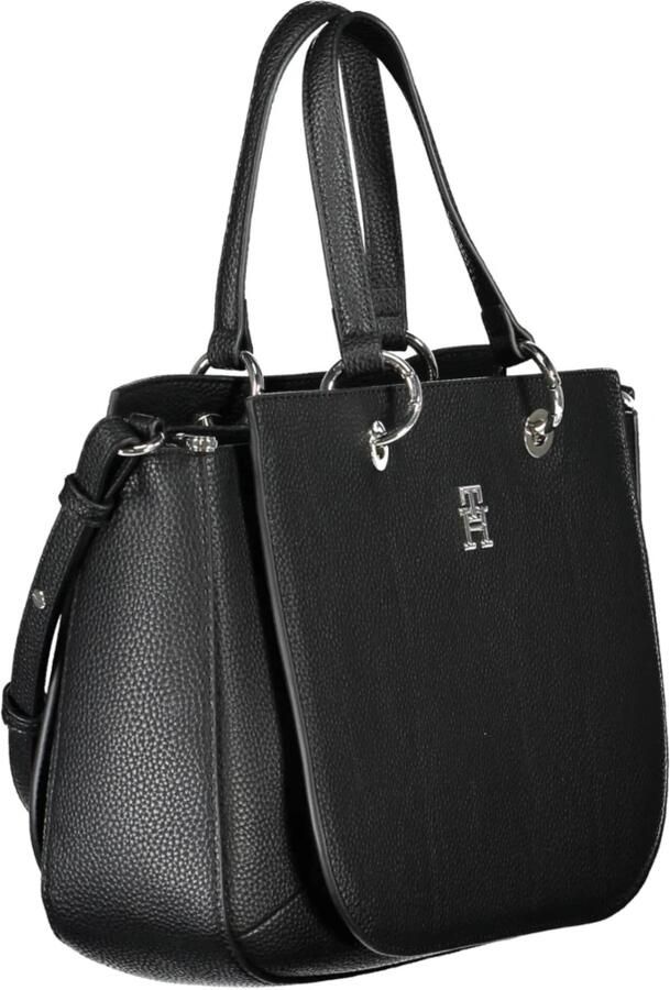 Tommy Hilfiger Zwarte dames tas met afneembare band Black Dames - Foto 2