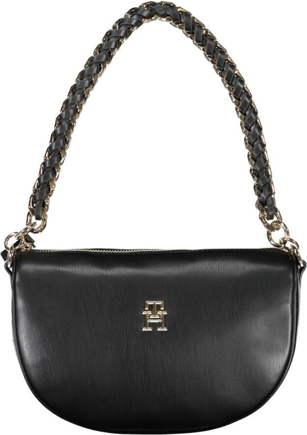 Tommy Hilfiger Zwarte polyethyleen handtas verstelbare schouderband Black Dames - Foto 2
