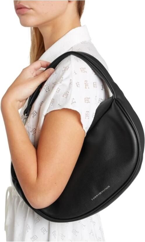 Tommy Hilfiger Hobo bags Th Contemporary Shoulder Bag in zwart - Foto 7