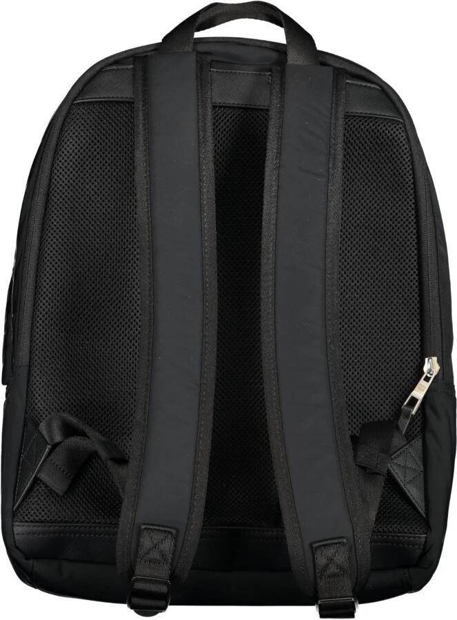 Tommy Hilfiger Zwarte Heren Rugzak met Laptopvak Black Heren