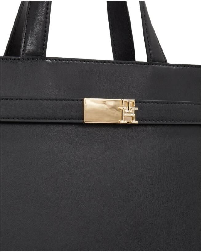 Tommy Hilfiger Zwarte Heritage Workbag Laptoptas Black Dames - Foto 3