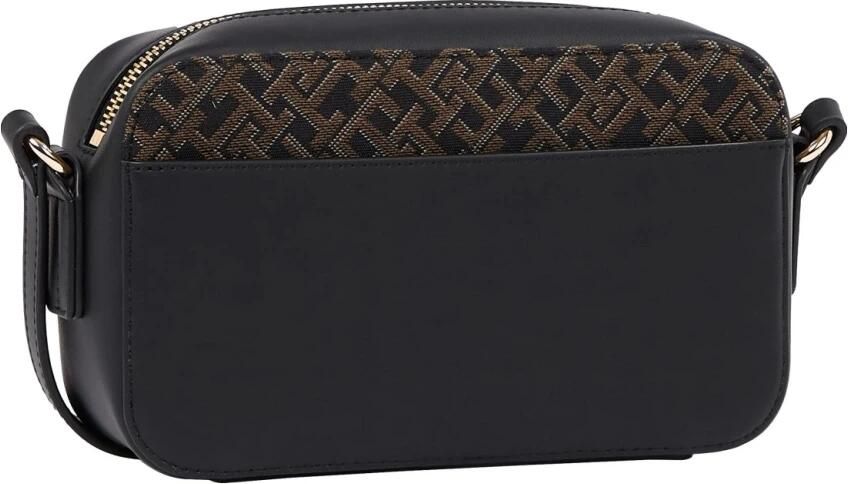 Tommy Hilfiger Zwarte Jacquard Cross Body Cameratas Black Dames - Foto 4