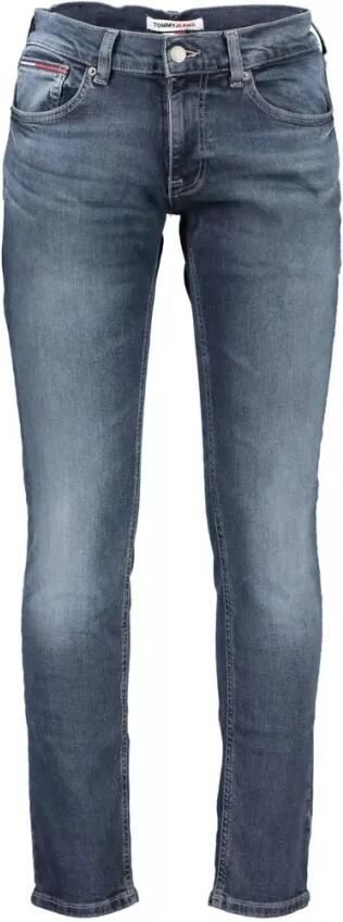 Tommy Jeans Blauwe Regeneratieve Katoenen Broek Blue Heren