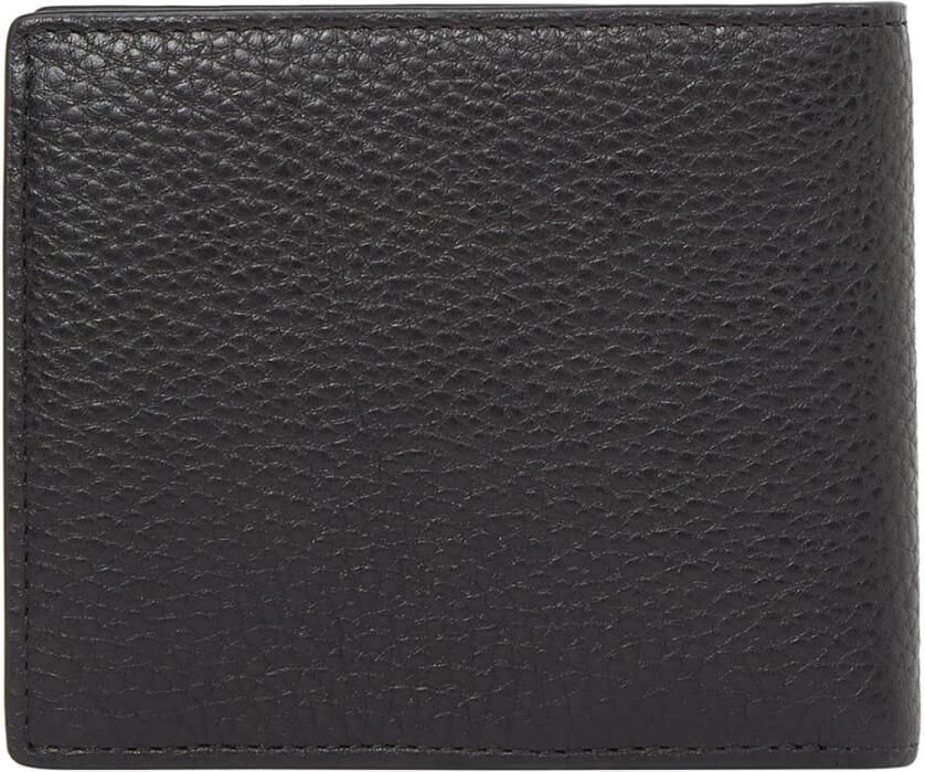 Tommy Hilfiger Zwarte Leren Portemonnees Black Heren