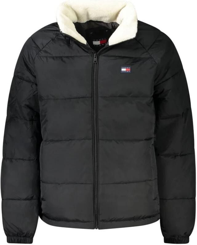 TOMMY JEANS Gewatteerde jas TJM POLY PUFFER EXT Winterjas met staande kraag gevoerd teddy binnenzakken