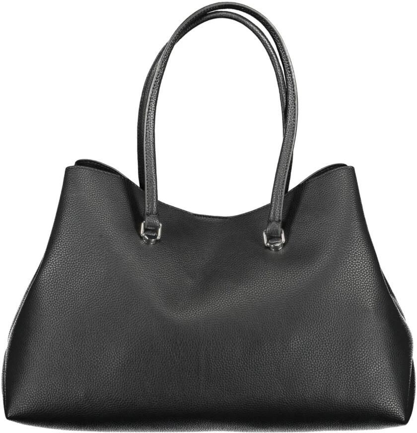 Tommy Hilfiger Schoudertas met centrale zak en logo Black Dames