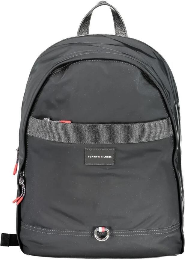 Tommy Hilfiger Zwarte Polyester Laptop Rugzak met Verstelbare Banden Black Heren - Foto 2