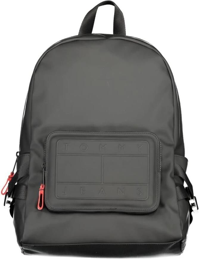 Tommy Hilfiger Zwarte Polyester Rugzak met Verstelbare Banden Black Unisex - Foto 3
