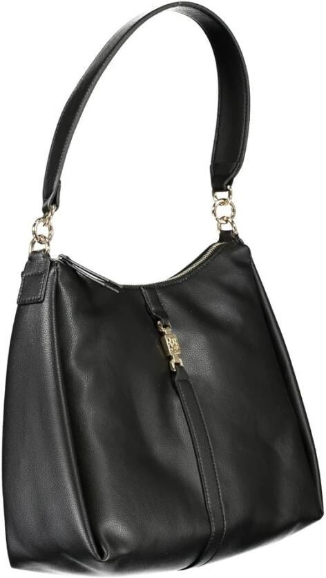 Tommy Hilfiger Zwarte Polyester Schoudertas met Rits Black Dames - Foto 2