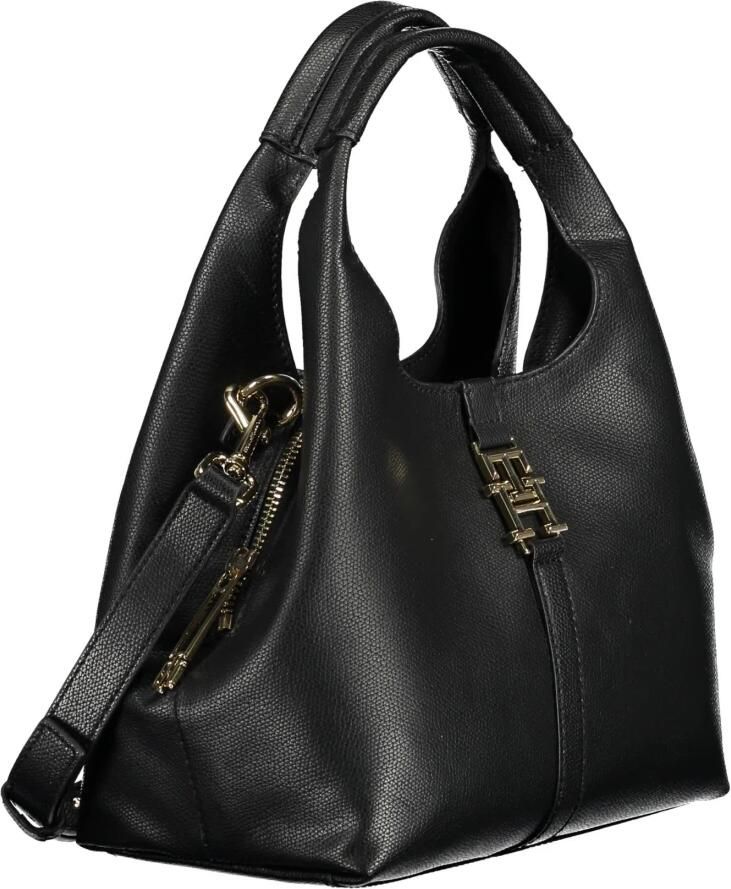 Tommy Hilfiger Zwarte polyurethaan handtas met verstelbare schouderband Black Dames - Foto 2