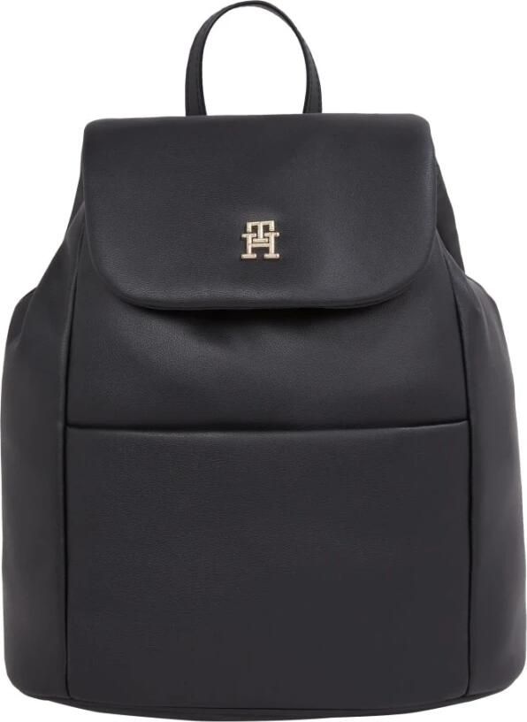 Tommy Hilfiger Zwarte damesrugzak met verstelbare bandjes Black Dames - Foto 5