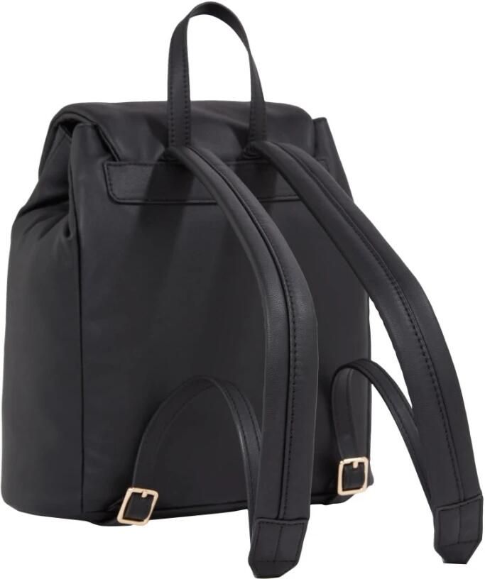 Tommy Hilfiger Zwarte damesrugzak met verstelbare bandjes Black Dames