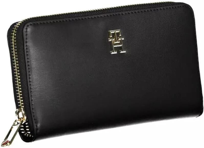 Tommy Hilfiger Portemonnee ICONIC TOMMY LRG ZA SOLID in een eenvoudige look