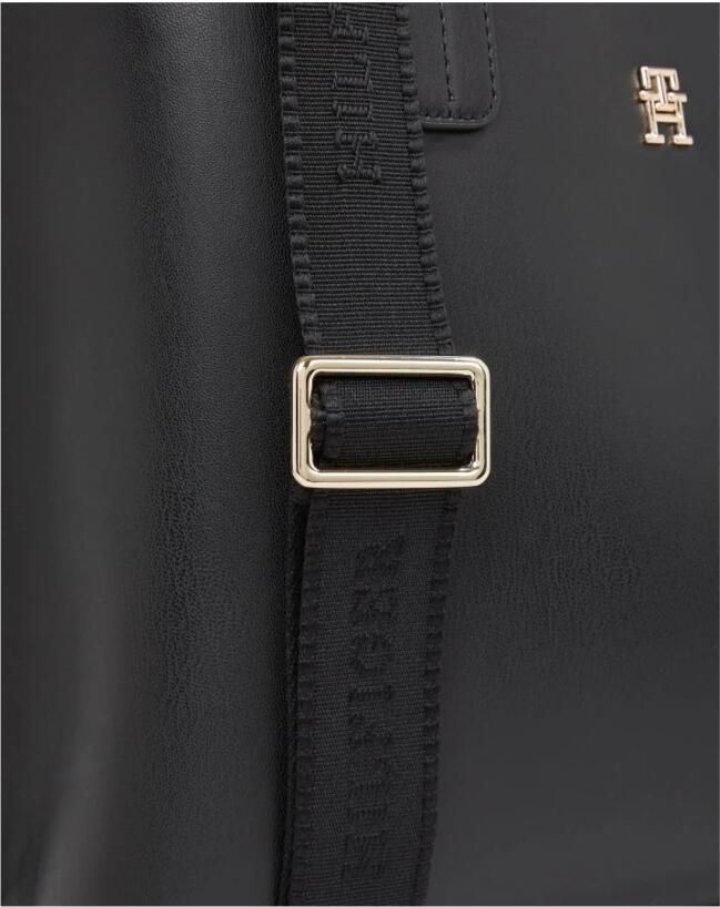 Tommy Hilfiger Zwarte Satchel Handtas voor Vrouwen Black Dames - Foto 2