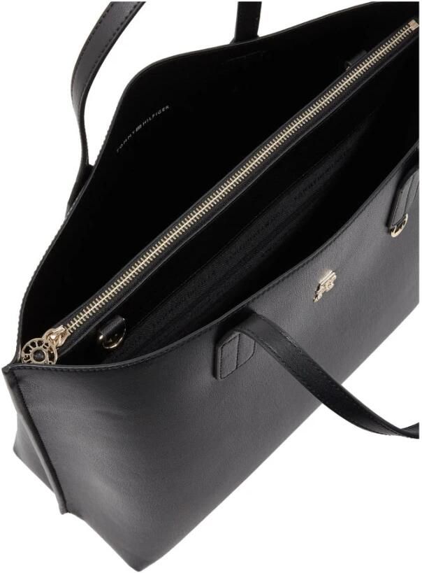 Tommy Hilfiger Zwarte Satchel Handtas voor Vrouwen Black Dames - Foto 3