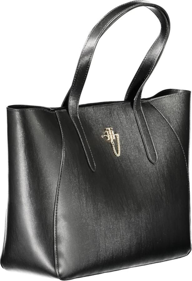 Tommy Hilfiger Elegante zwarte schoudertas met contrastdetails Black Dames - Foto 2