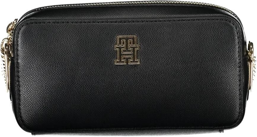 Tommy Hilfiger Zwarte Crossbody Tas met Kettingriem Black Dames - Foto 3