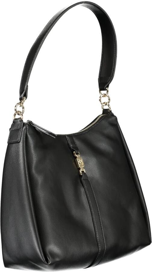 Tommy Hilfiger Zwarte Polyester Schoudertas met Rits Black Dames - Foto 2