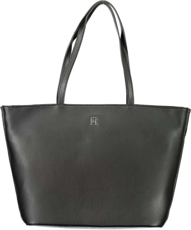 Tommy Hilfiger Zwarte Schoudertas met Ritssluiting Black Dames - Foto 2