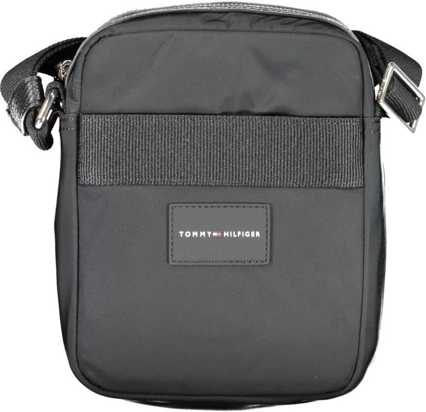 Tommy Hilfiger Verstelbare Schoudertas Zwart Contrastdetails Ritssluiting Black Heren - Foto 3