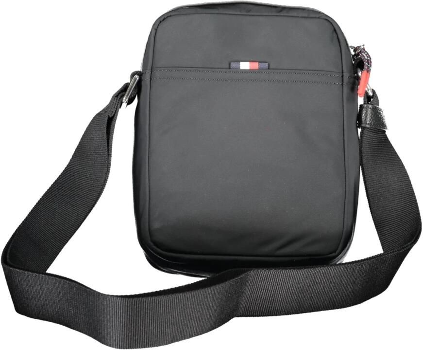 Tommy Hilfiger Verstelbare Schoudertas Zwart Contrastdetails Ritssluiting Black Heren - Foto 2