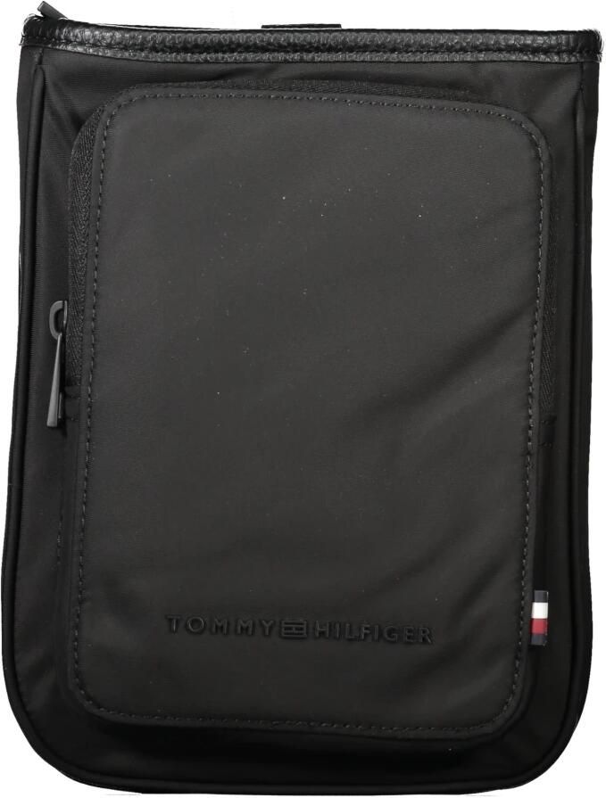 Tommy Hilfiger Zwarte Heren Schoudertas Contrast Details Black Heren - Foto 3