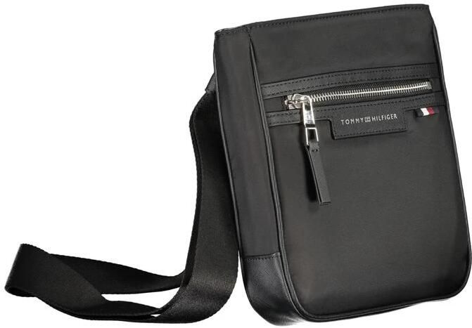 Tommy Hilfiger Zwarte Polyester Schoudertas met Verstelbare Band Black Heren - Foto 2