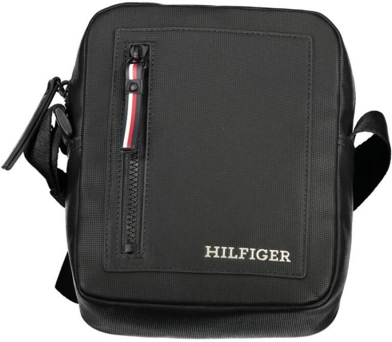 Tommy Hilfiger Schoudertas met structuurmotief model 'PIQUE MINI REPORTER' - Foto 3