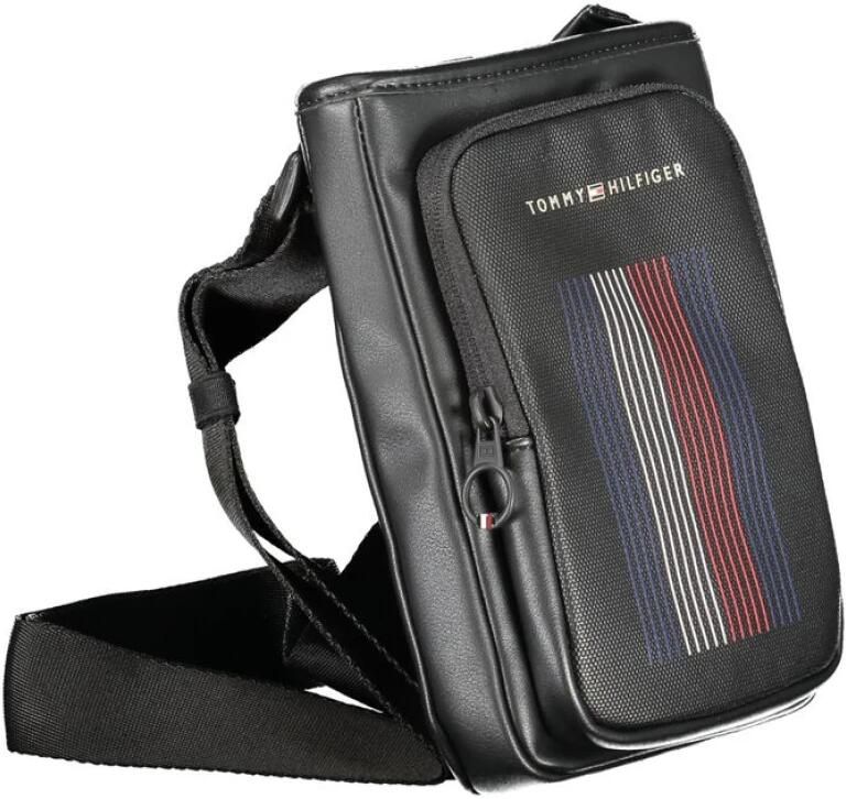 Tommy Hilfiger Zwarte Schoudertas | Polyethyleen Materiaal Black Heren