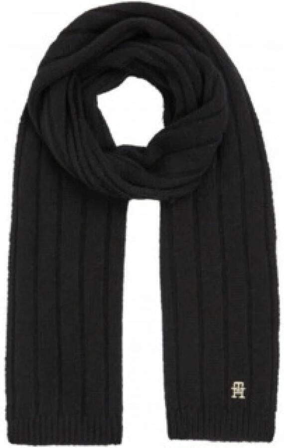 Tommy Hilfiger Sjaal met labelstitching model 'Timeless' - Foto 3