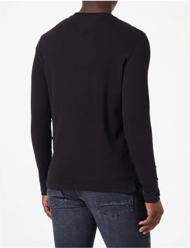 Tommy Hilfiger Shirt met lange mouwen en labelstitching model 'HENLEY' - Foto 3