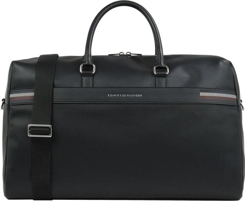 Tommy Hilfiger Zwarte Textuur Duffle Weekendtas Black Heren - Foto 5
