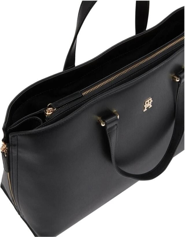Tommy Hilfiger Zwarte Tote Tas voor Vrouwen Black Dames - Foto 3