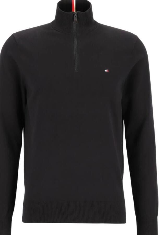 Tommy Hilfiger schipperstrui met biologisch katoen black - Foto 5