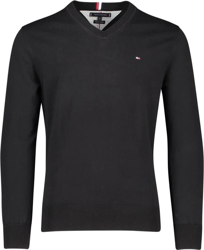 Tommy Hilfiger Regular Fit Geborduurde Logo Trui Black Heren - Foto 2
