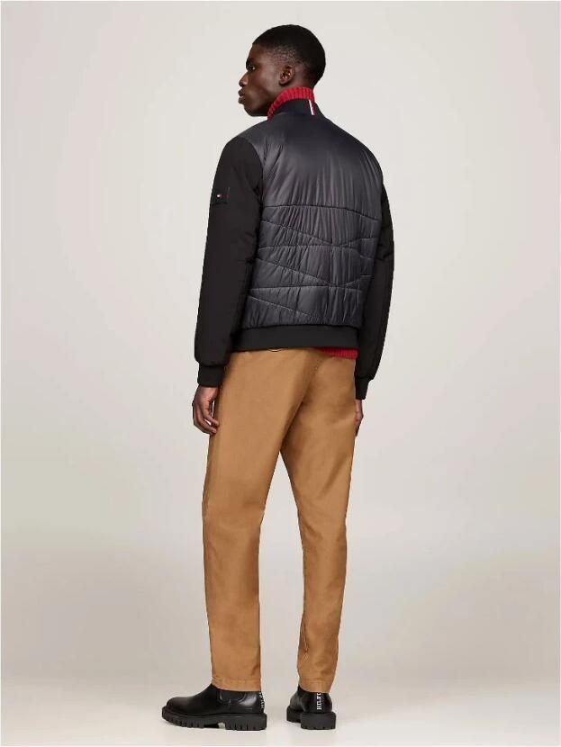 Tommy Hilfiger Zwarte gewatteerde jas met capuchon Black Heren - Foto 5