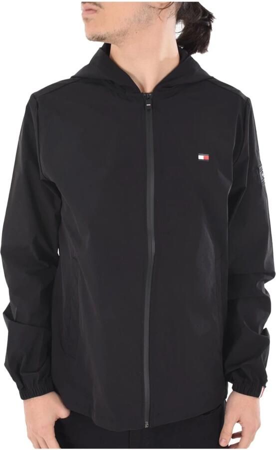 Tommy Hilfiger Zwarte windjack met capuchon Black Heren - Foto 4