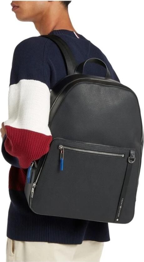 Tommy Hilfiger Zwarte Zakelijke Rugzak Black Heren - Foto 4